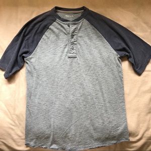 Gap Kids Three Button Shortsleeved Baseball Tee